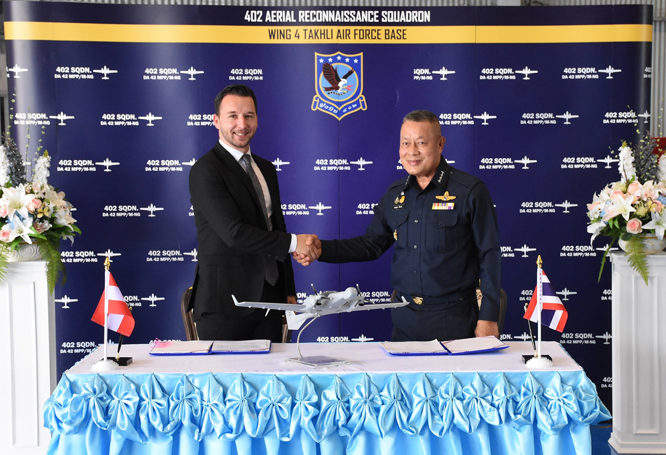 Diamond Aircraft delivers three DA42 MPP to the Royal Thai Air Force to complete a more than thirty-unit aircraft program